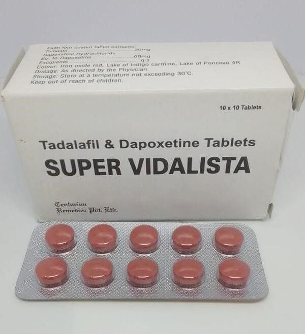 Super Vidalista (Сіаліс 20+Дапоксетін 60)